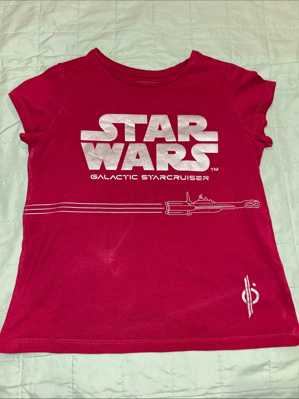 Disney- Star Wars Pink Short Sleeve Graphic Tee - Galactic Starcruiser